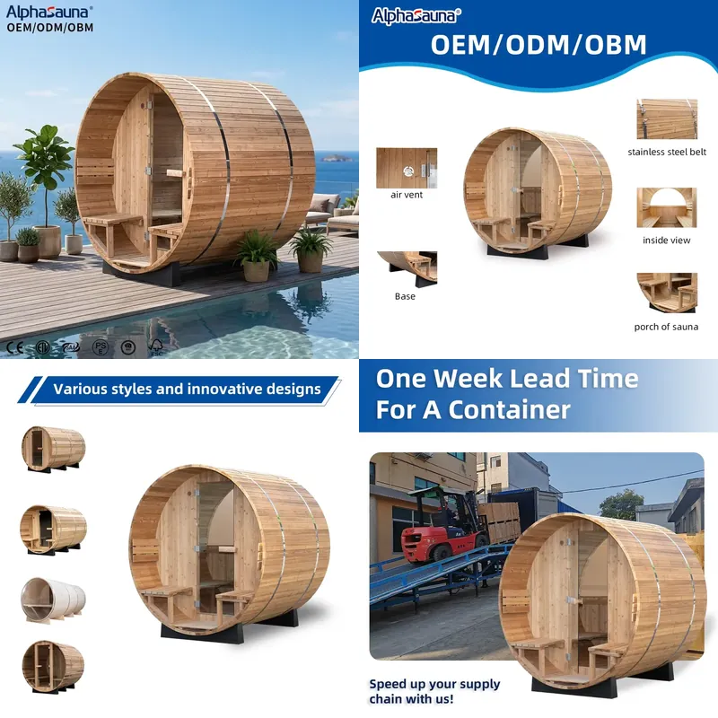 【CHIMU HOME】Sauna beczkowa z l – Home Spa Wellness recenzja i cena