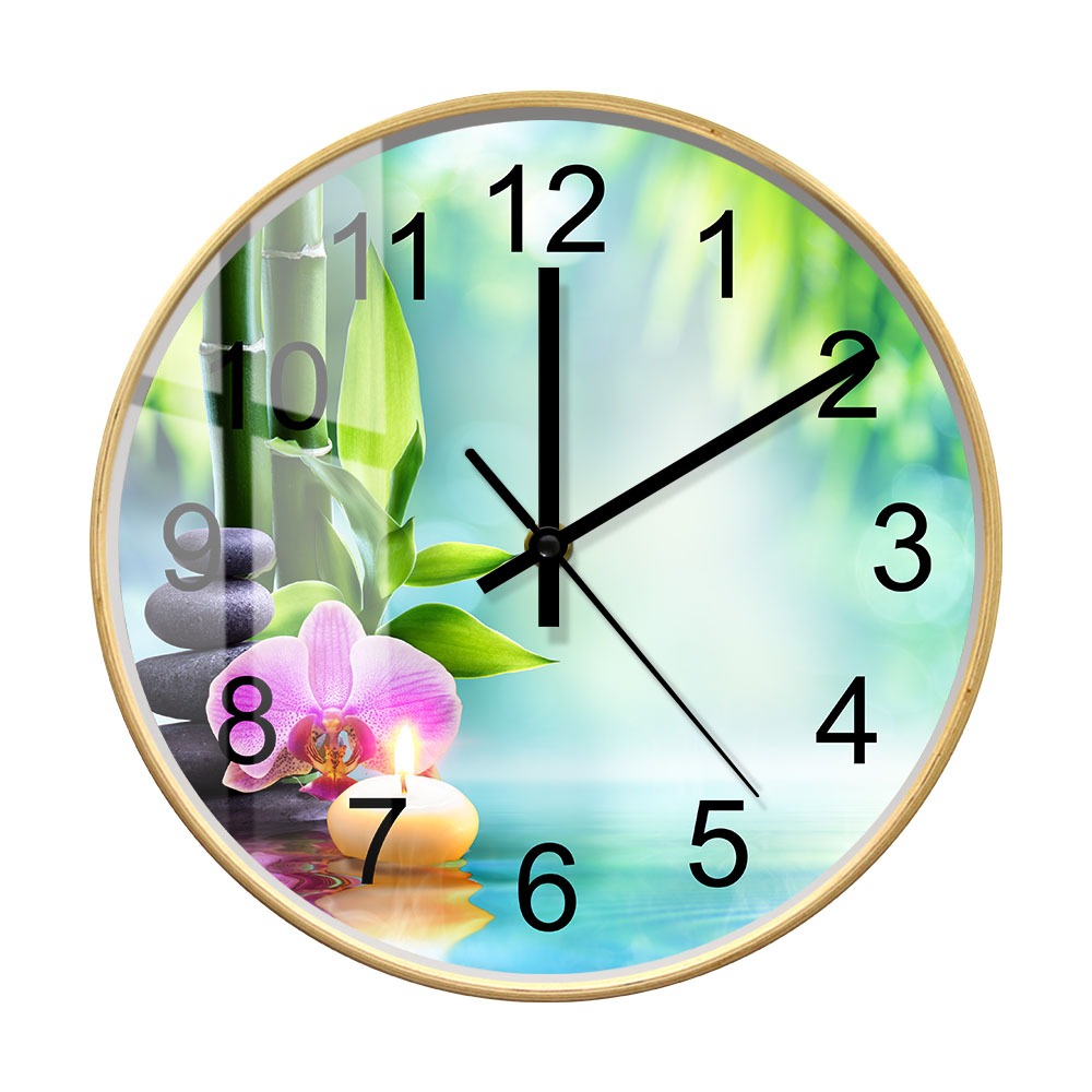 Zegar Ścienny Sage Lotus Flowe – Wellness Spa And Massage recenzja i cena